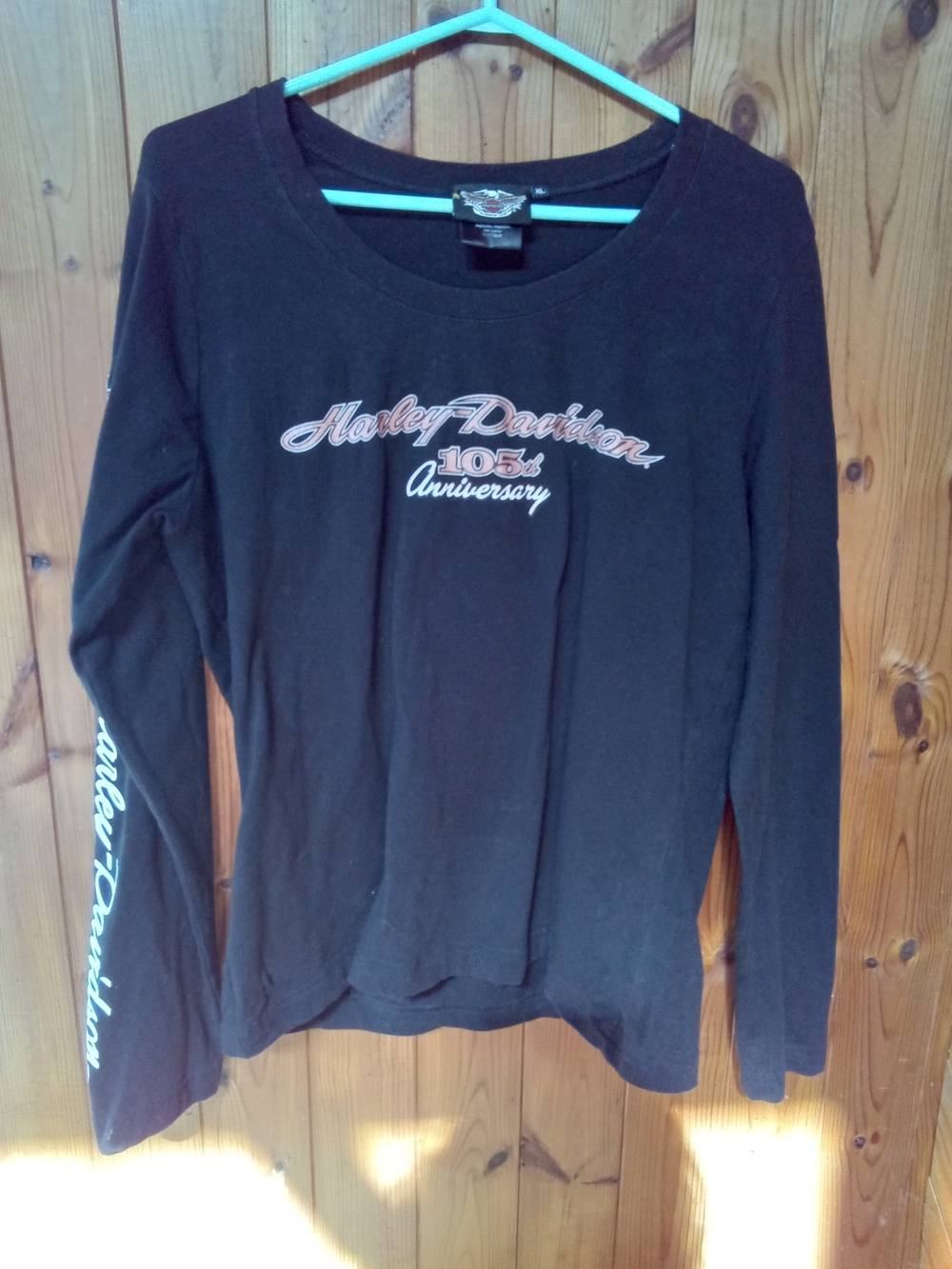 Harley-Davidson Kids' Black 105th Anniversary Long-Sleeve Tee